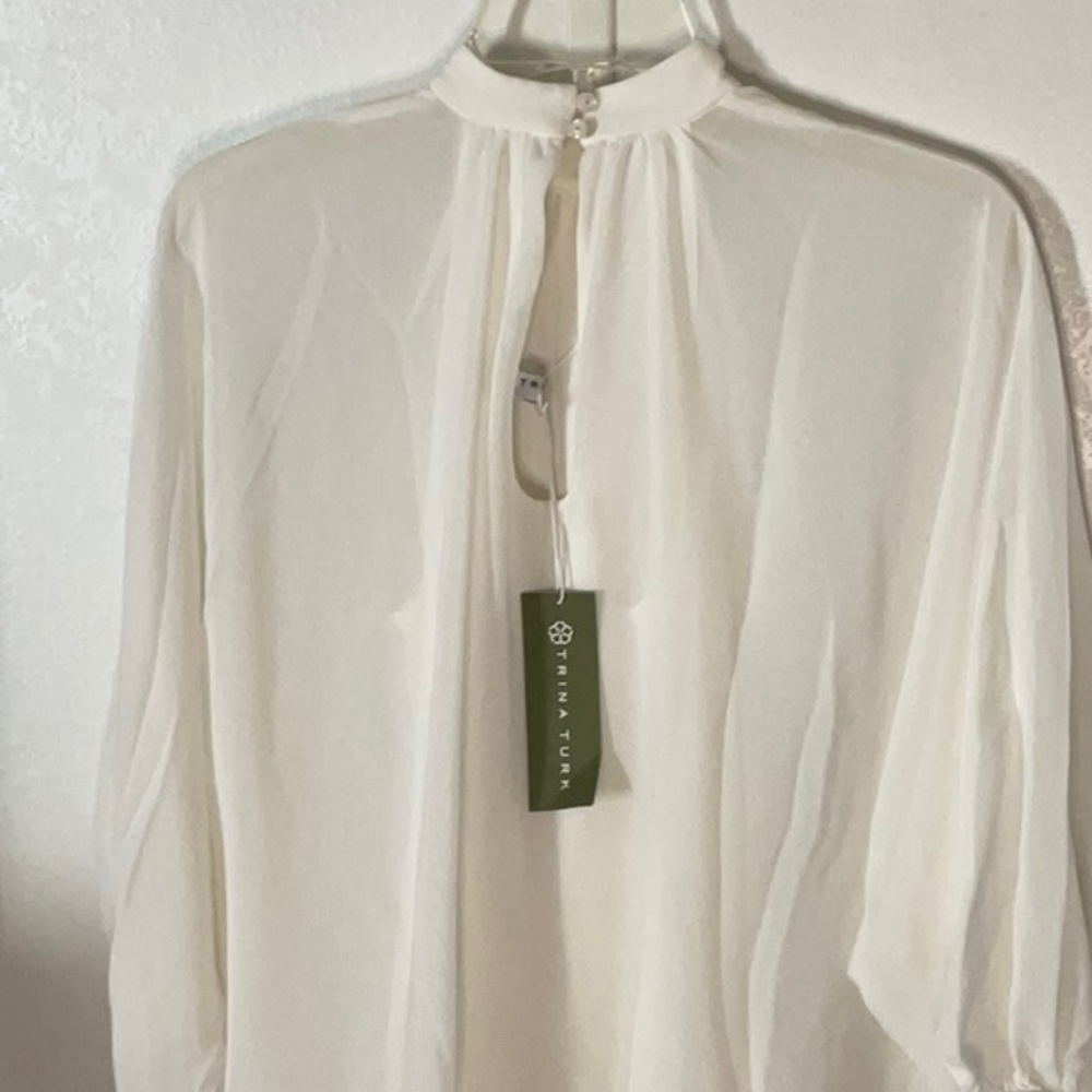 Trina Turk Cream Dress - Picture 6 of 10
